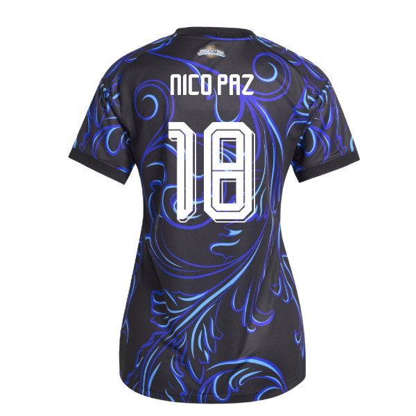 2026-2027 Argentina Away Shirt (Womens) (Nico Paz 18)-SoccerKits Hub | Buy Soccer Jerseys Online